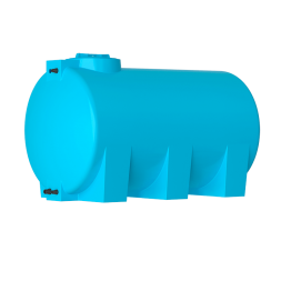 Бак для воды Акватек ATH-1000 синий горизонтальный