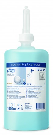 Жидкое мыло-гель для тела и волос Premium Tork