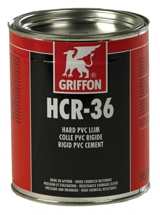 Клей для ХПВХ труб Griffon HCR-36 химостойкий - 1000 мл