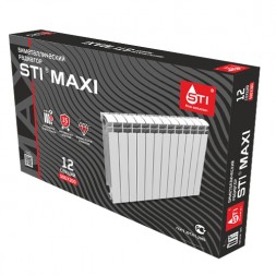 Радиатор биметаллический STI Maxi 500/100 4 секции