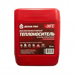Теплоноситель SEZON PRO - 30, 10 кг до -30С