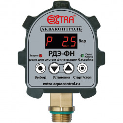 Реле давления электронное для систем фильтрации бассейнов Акваконтроль Extra РДЭ-ФН-3-2,2-5%