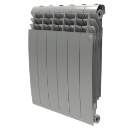 Радиатор биметаллический Royal Thermo BiLiner 500 Silver Satin (4 секции)