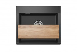 Кухонная мойка кварцевая Granula Estetica ES-5804 Чёрный