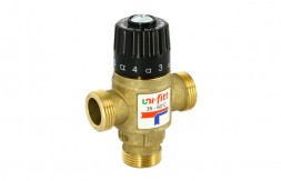 Термостатический смесительный клапан 20-43 С 3/4&quot; нр боковое Uni-Fitt Kvs=1.6