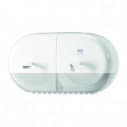 Диспенсер для туалетной бумаги в мини-рулонах Tork SmartOne двойной белый