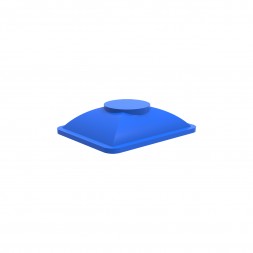 Крышка для пластиковой ванны ЭкоПром К 200 синяя