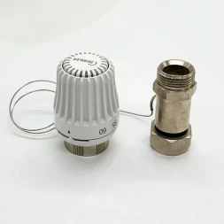 Термостатическая головка с выносным проточным сенсором TIM 3/4&quot; ЕК 20-60С