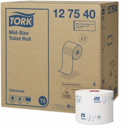 Туалетная бумага в миди-рулонах Universal Tork упаковка