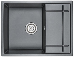 Кухонная мойка кварцевая Granula GR-6501 Шварц