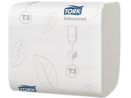 Туалетная бумага листовая Advanced Tork упаковка