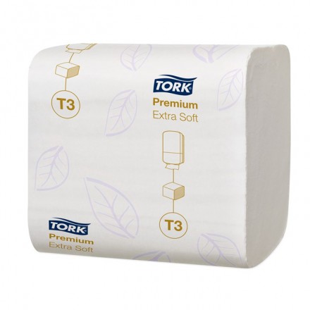 Туалетная бумага листовая Premium Tork упаковка