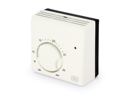 Термостат комнатный механический НО/НЗ Uni-Fitt с выключателем