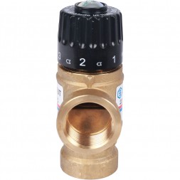 Термостатический смесительный клапан 20-43 С, Kvs=1.6, 3/4&quot; вр боковое STOUT
